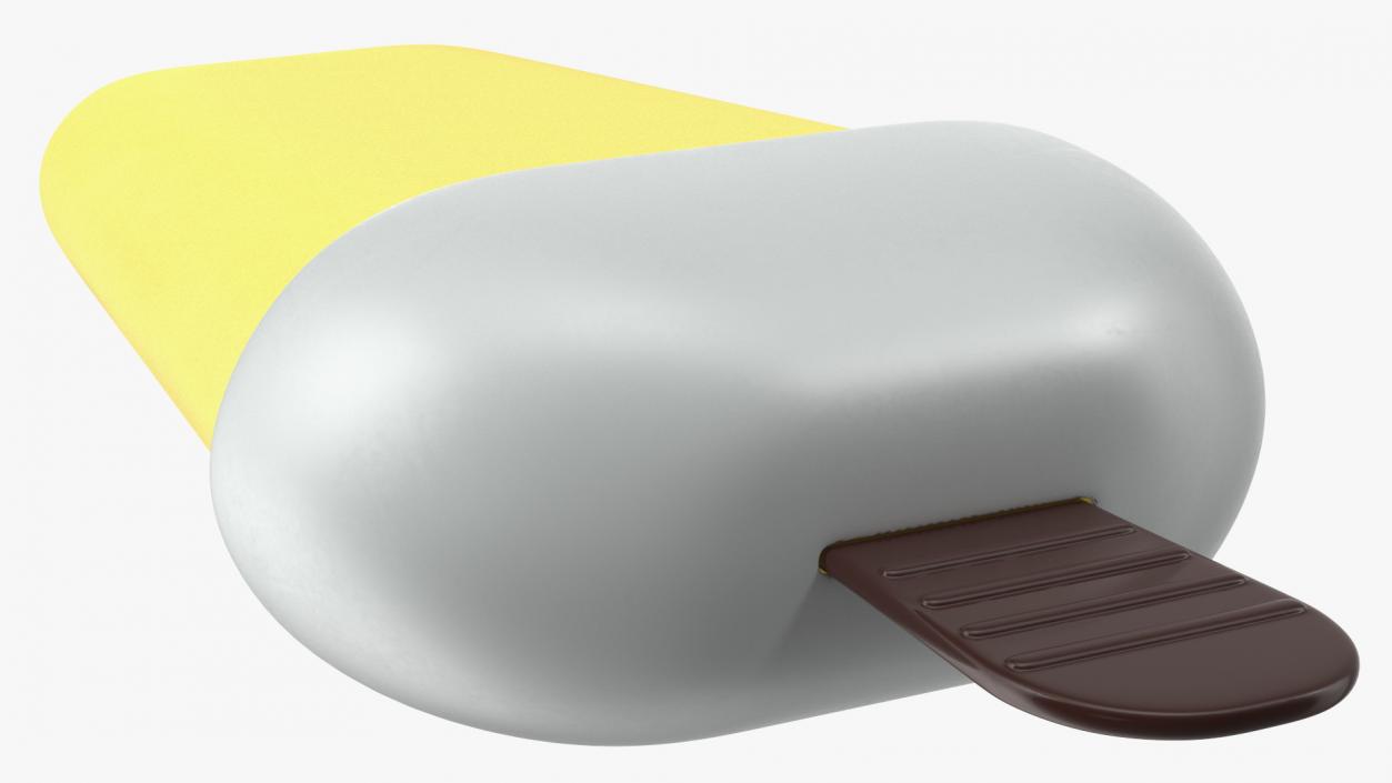 Homemade Popsicle Banana 3D model