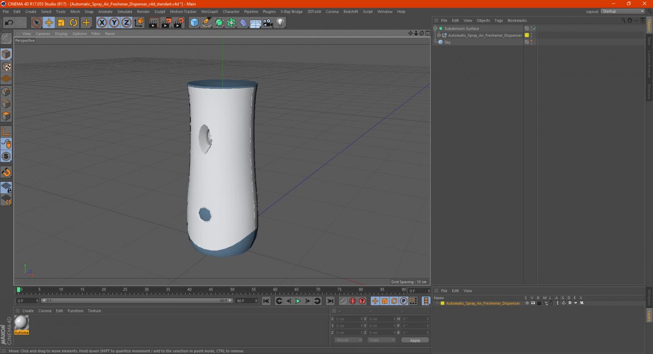 Automatic Spray Air Freshener Dispenser 3D model