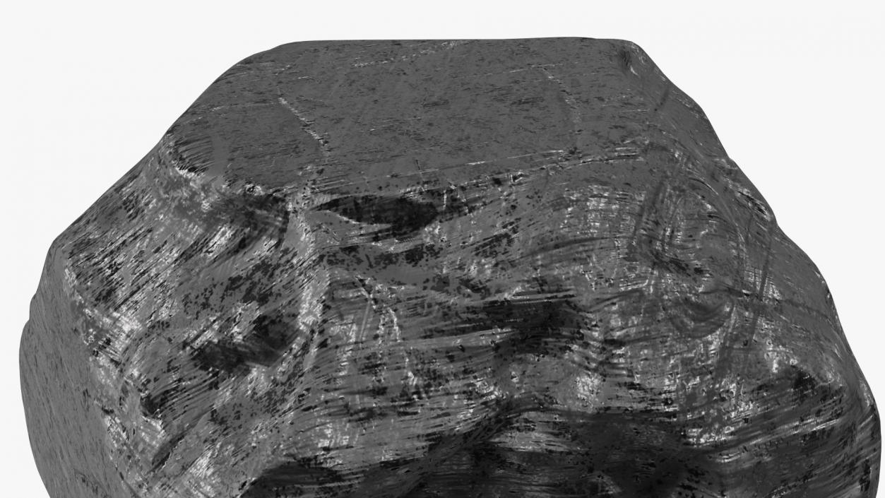 3D model Black Coal Rock