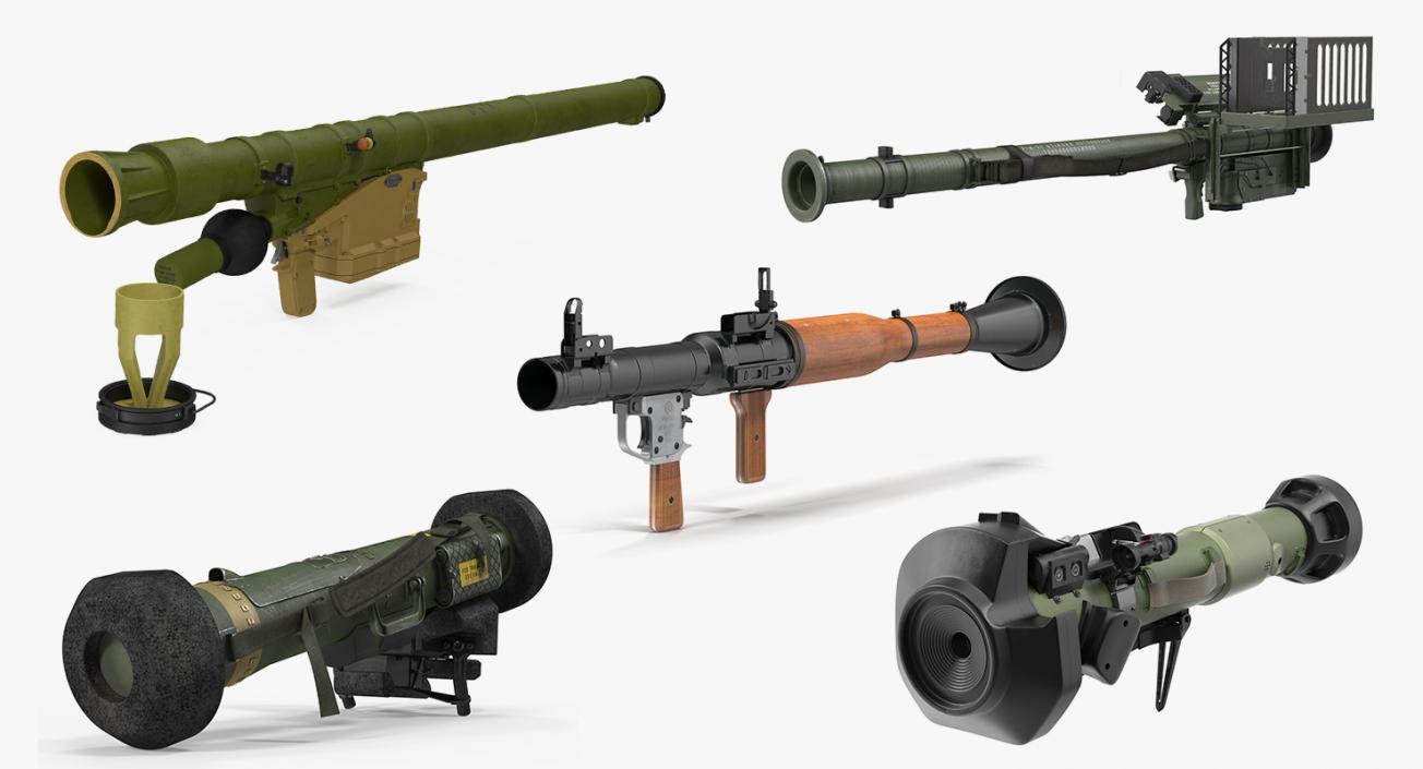 Rocket Launchers Collection 2 3D model