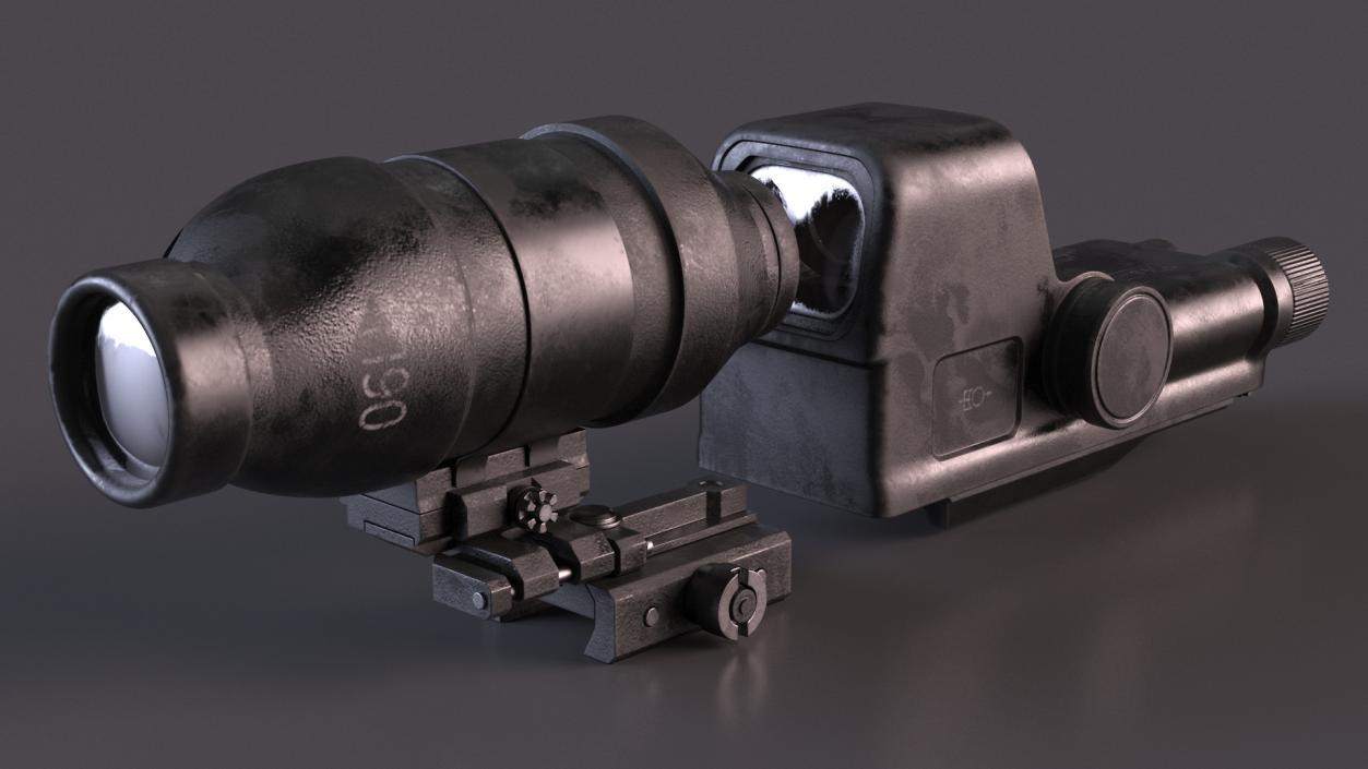 3D Shabby Optical Sight for Assault Rifle model