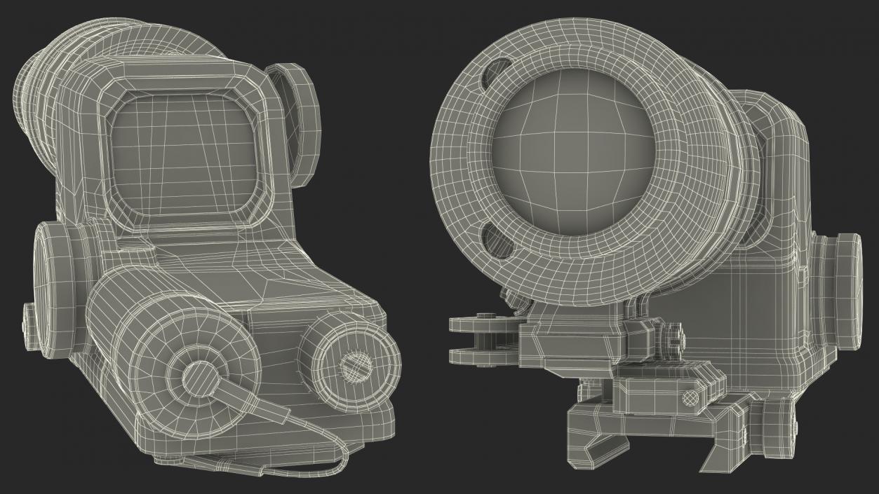 3D Shabby Optical Sight for Assault Rifle model