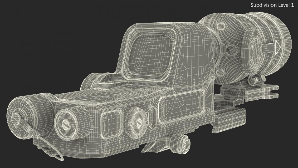 3D Shabby Optical Sight for Assault Rifle model