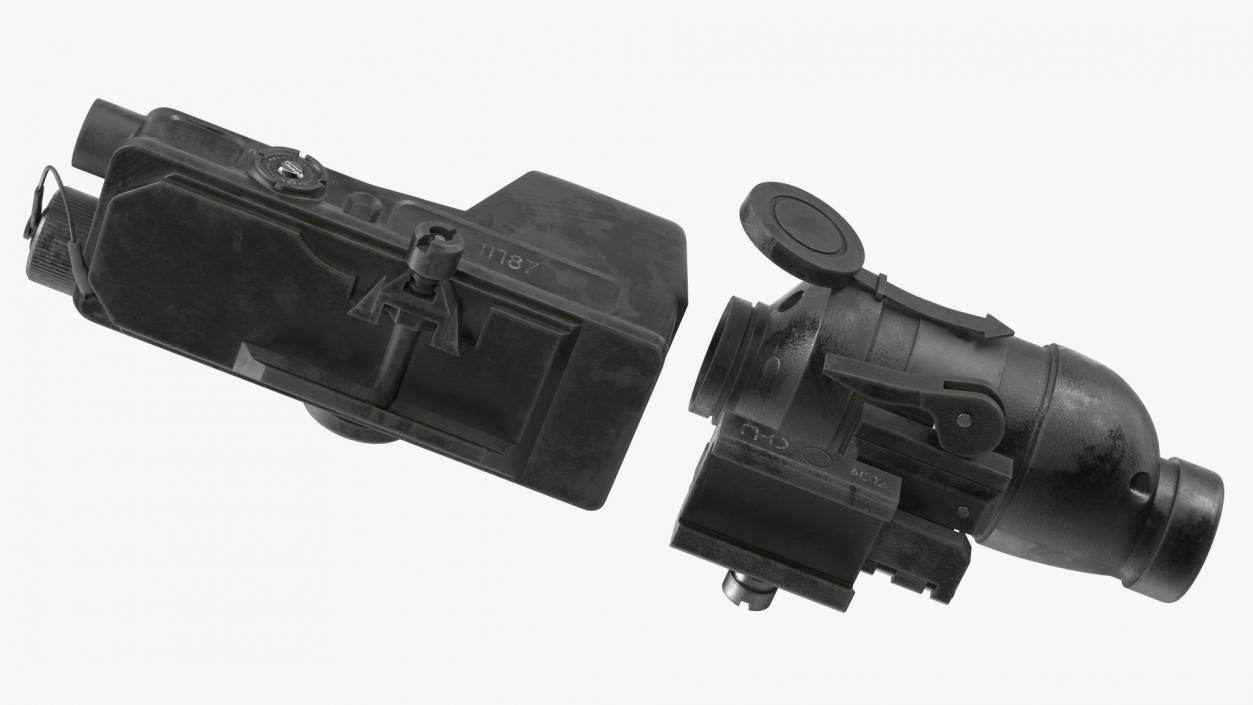 3D Shabby Optical Sight for Assault Rifle model