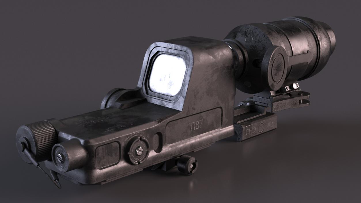 3D Shabby Optical Sight for Assault Rifle model