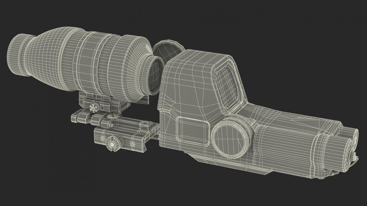 3D Shabby Optical Sight for Assault Rifle model