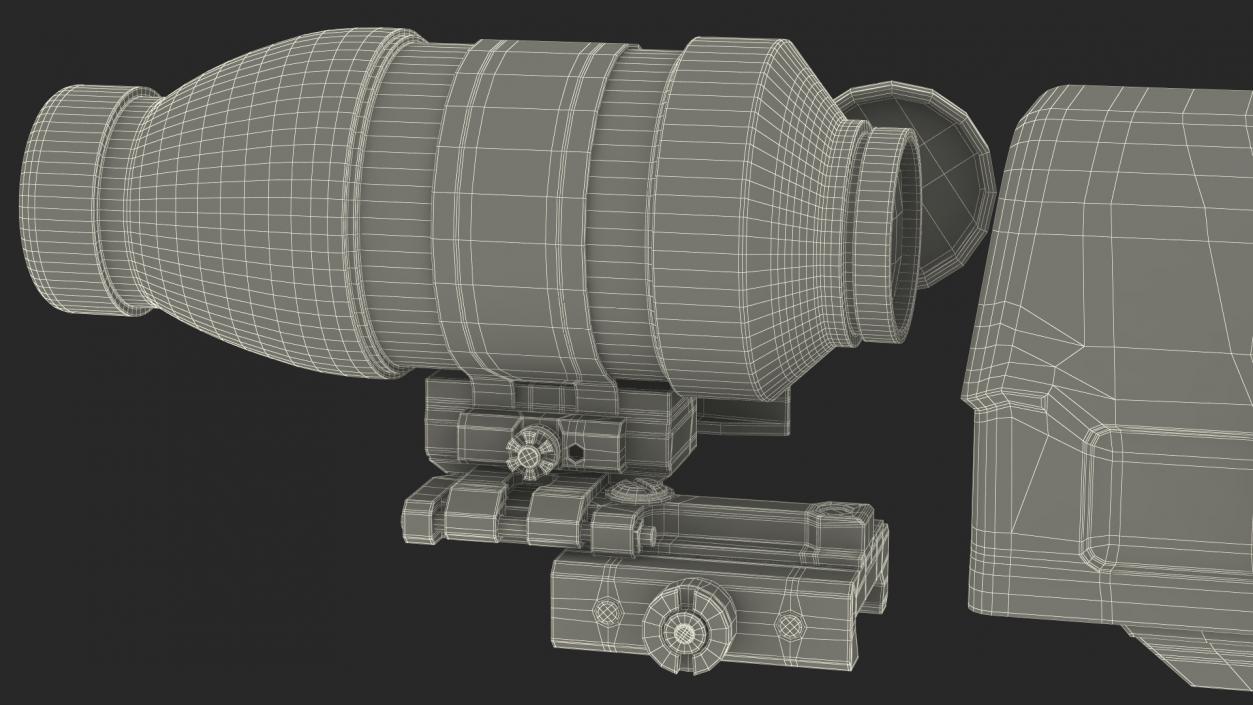 3D Shabby Optical Sight for Assault Rifle model