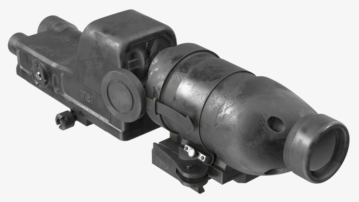 3D Shabby Optical Sight for Assault Rifle model