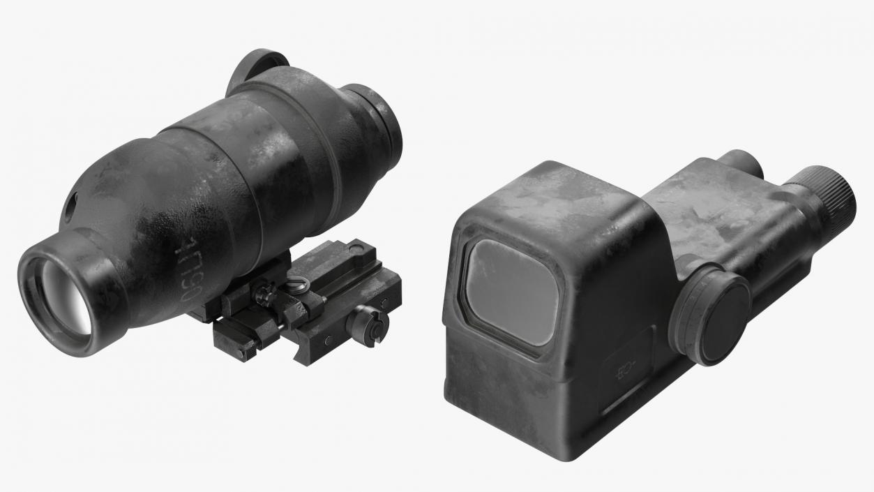 3D Shabby Optical Sight for Assault Rifle model