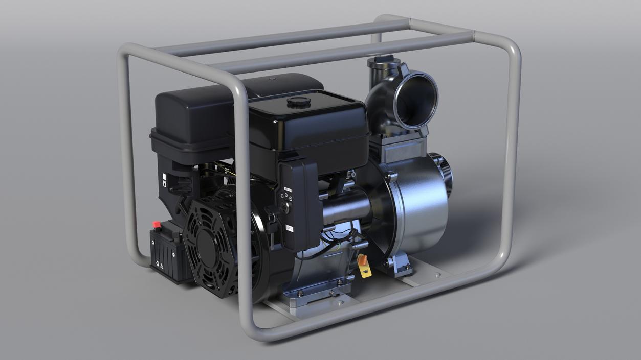 3D Petrol Water Transfer Pump 2 model