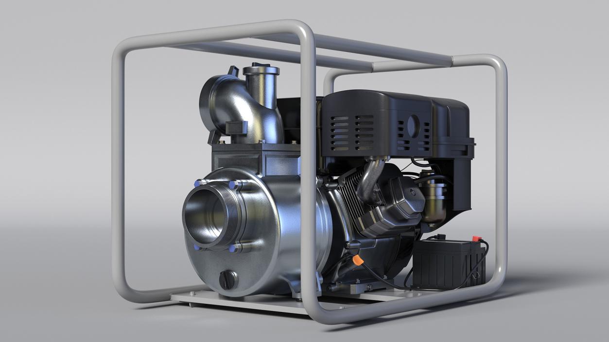 3D Petrol Water Transfer Pump 2 model