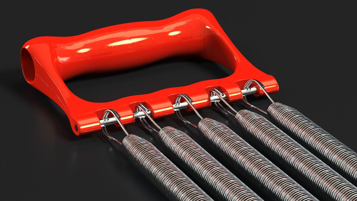 Plastic Handle Chest Expander 3D model