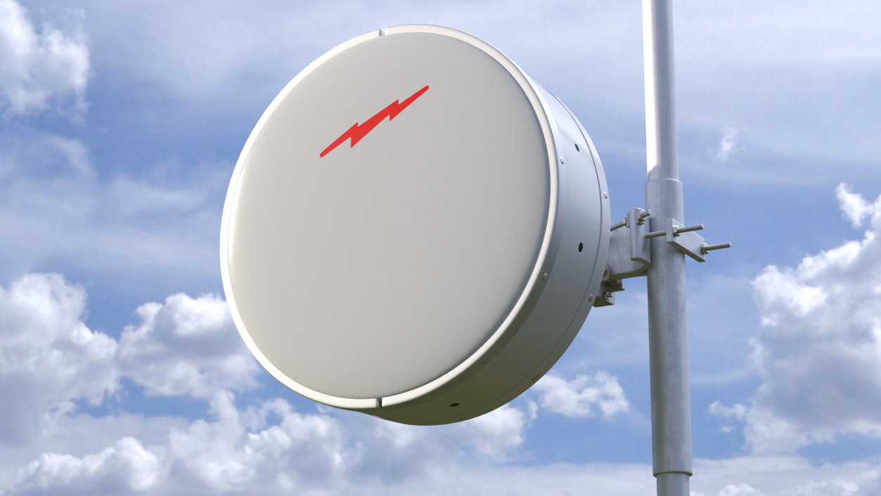 Point to Point Microwave Antenna 3D