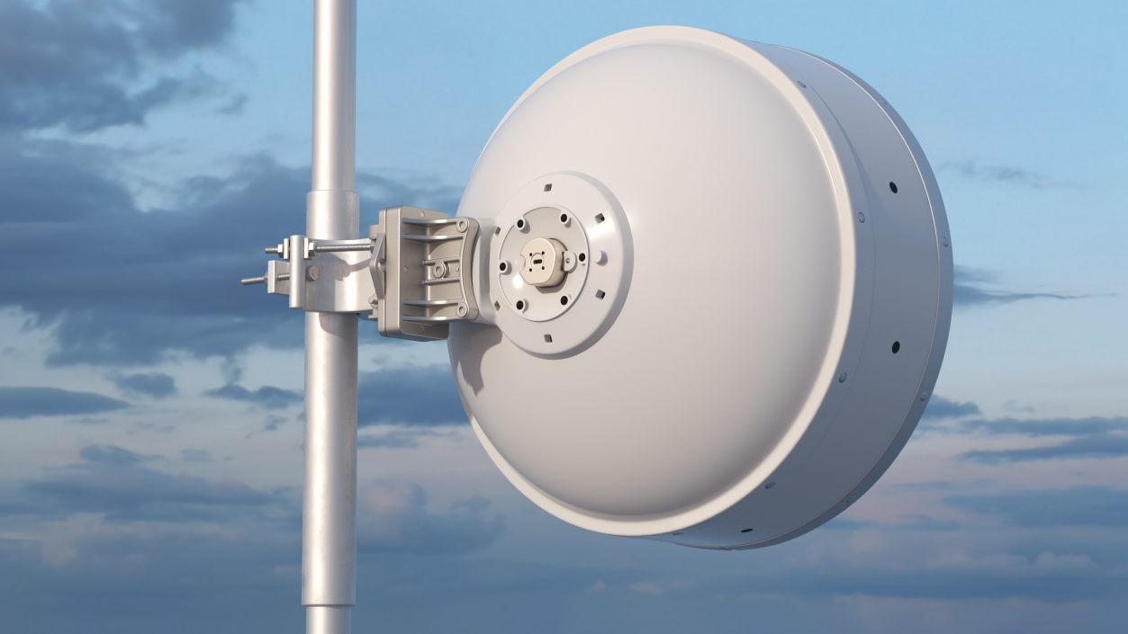 Point to Point Microwave Antenna 3D