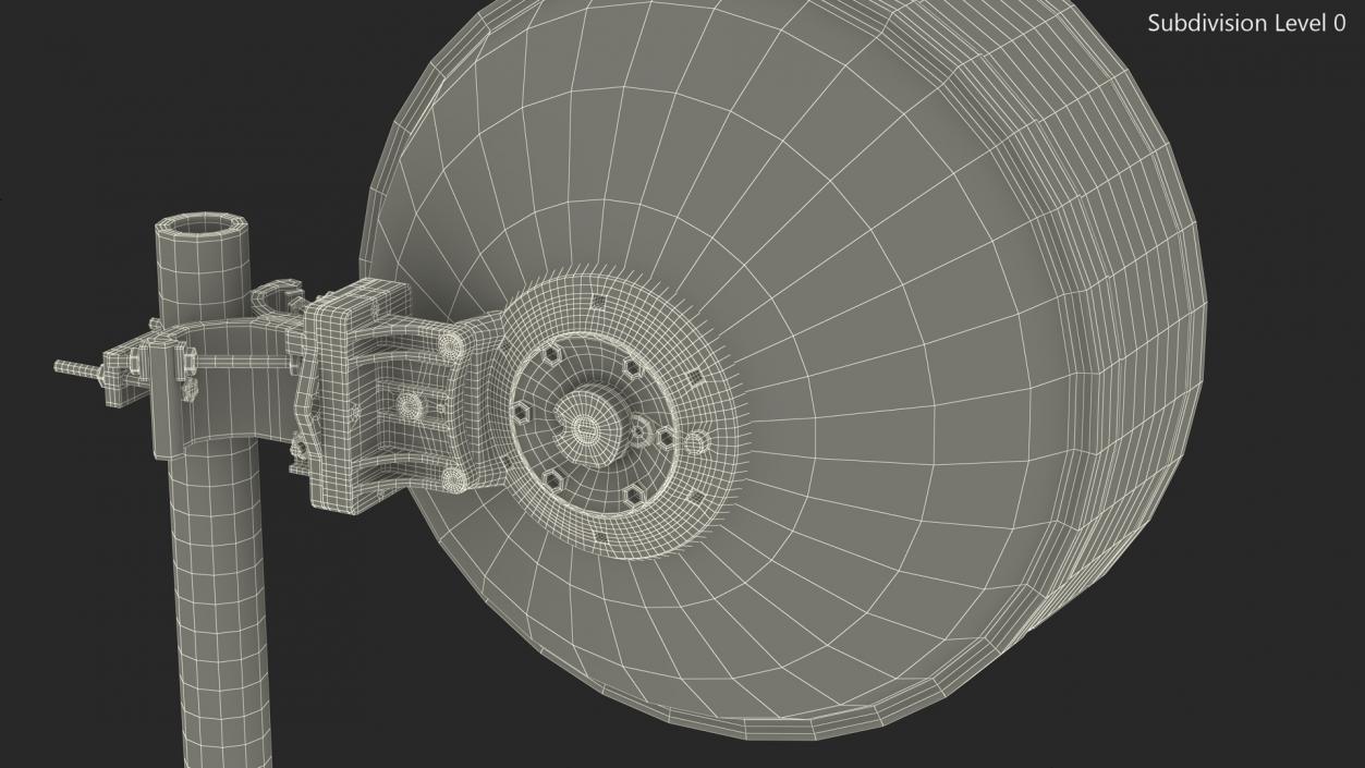 Point to Point Microwave Antenna 3D