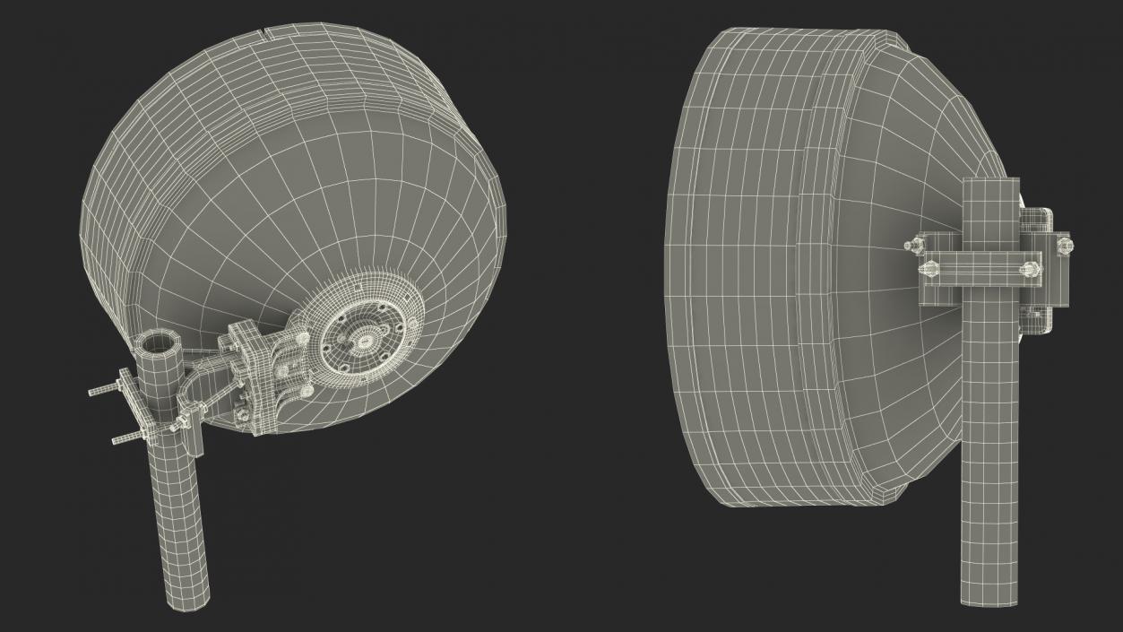 Point to Point Microwave Antenna 3D