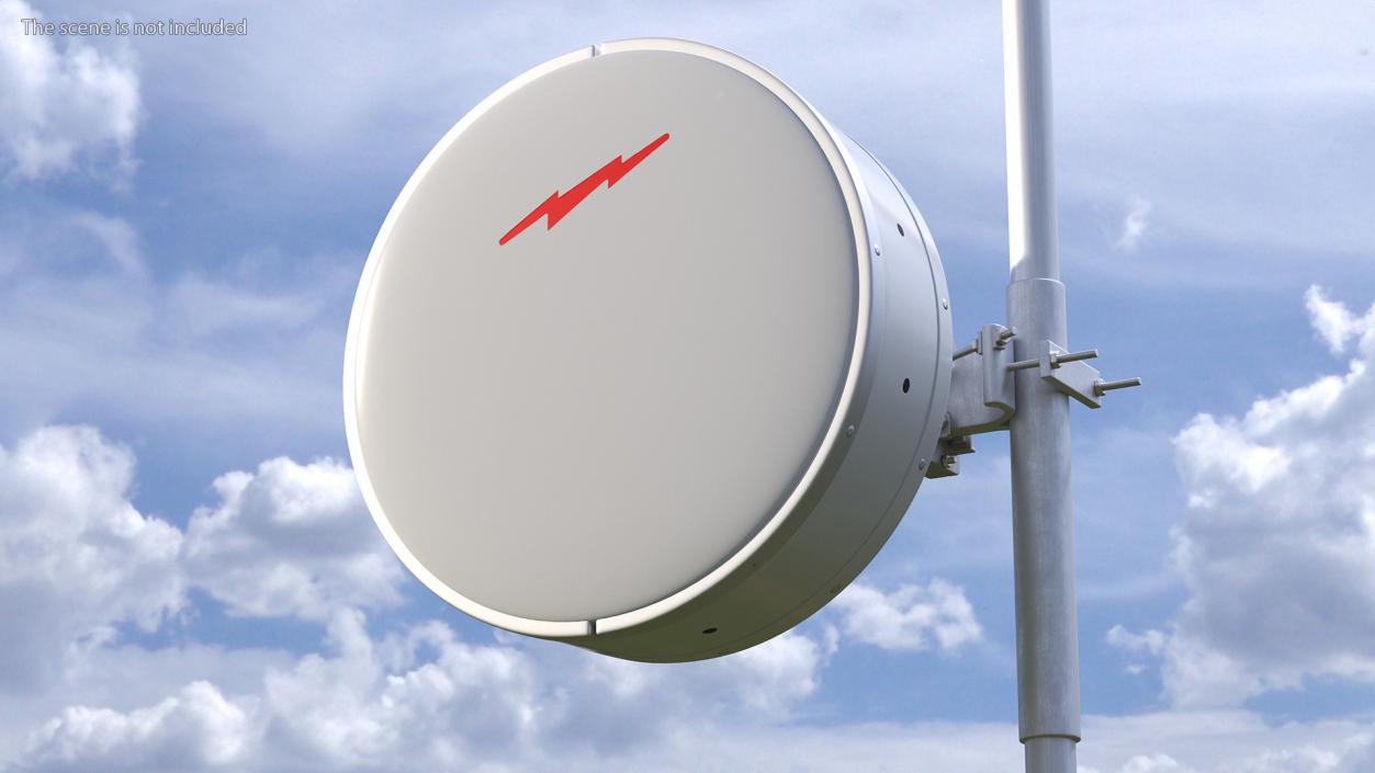 Point to Point Microwave Antenna 3D