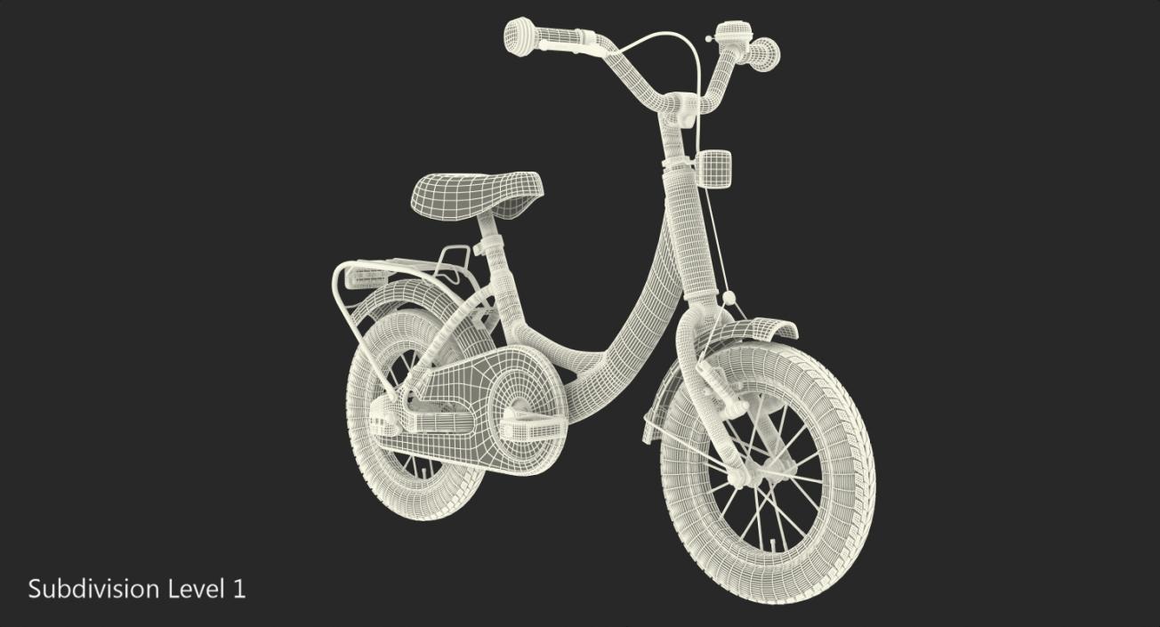 Kids Bike 3D model