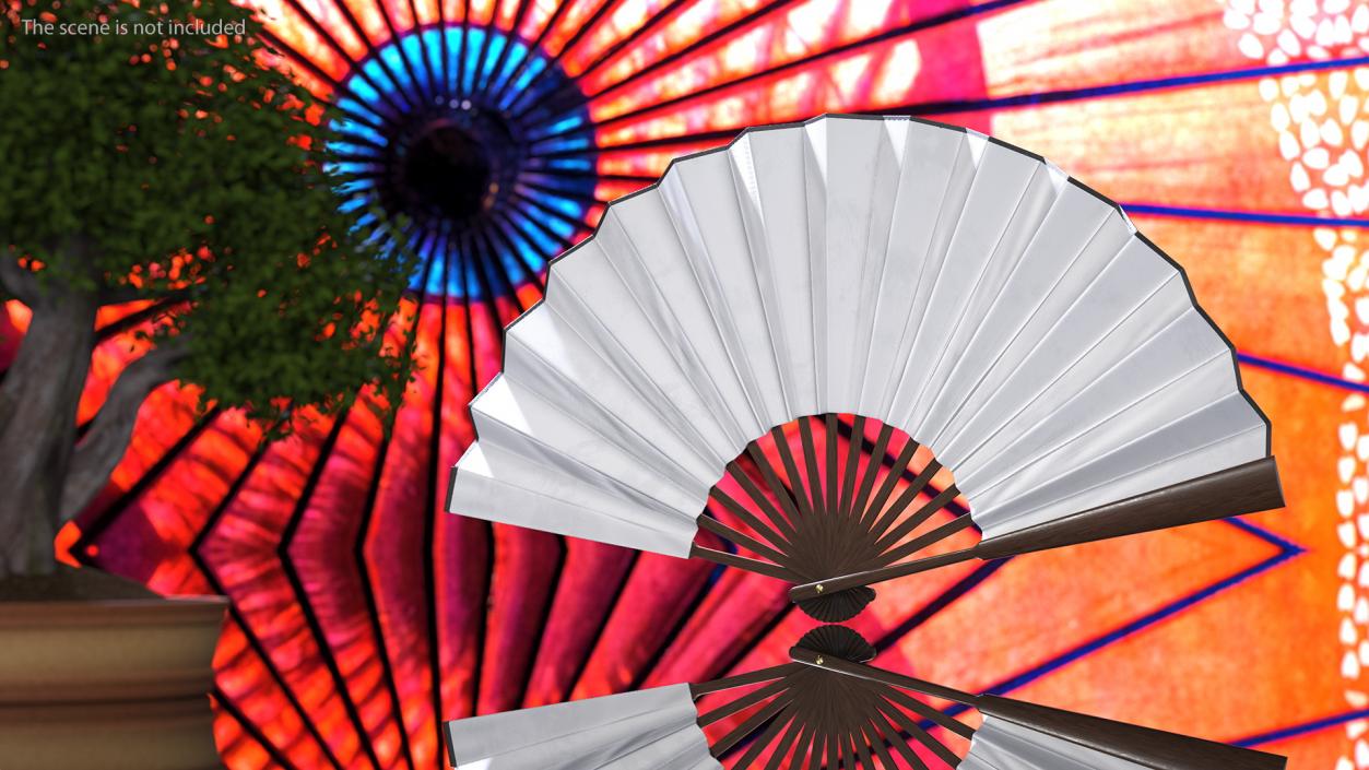 3D model Hand Fan