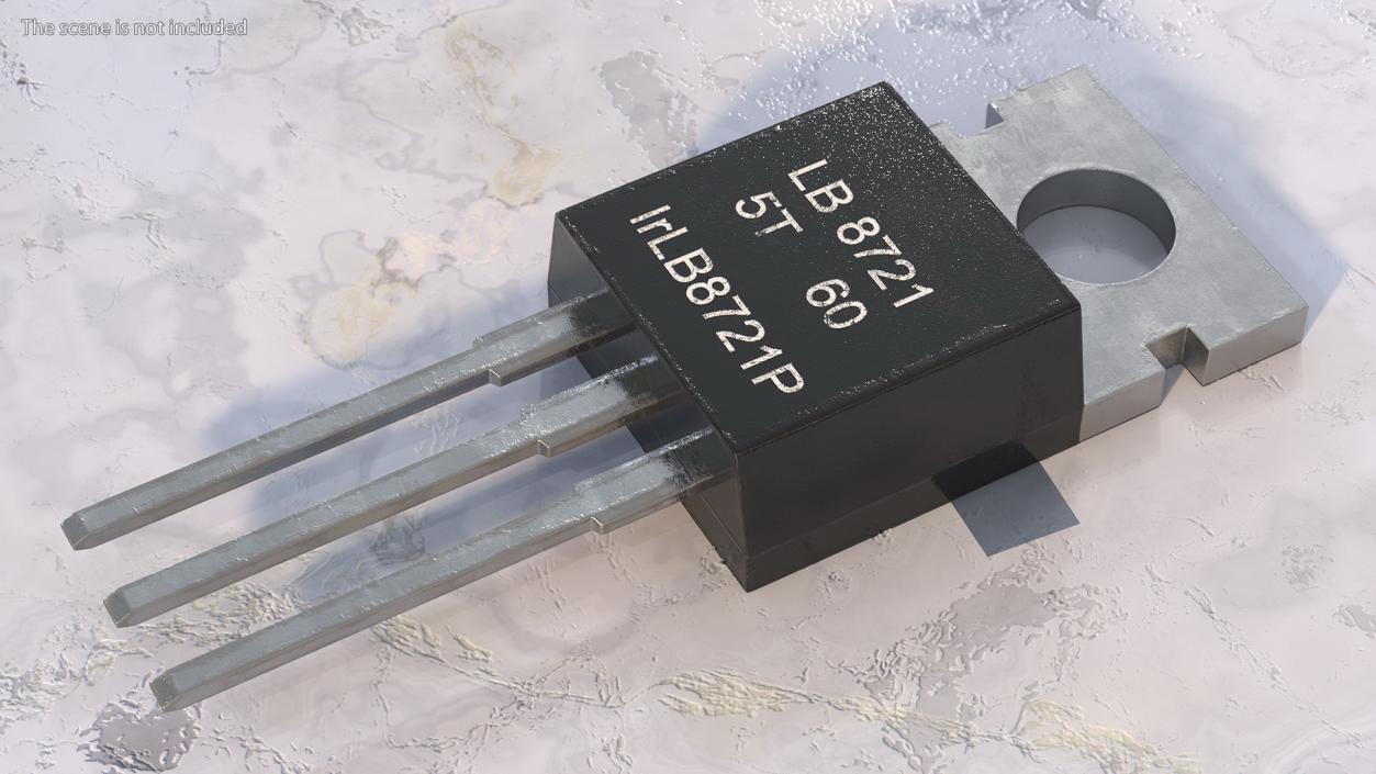 IRLB8721 N Channel HEXFET MOSFET 3D