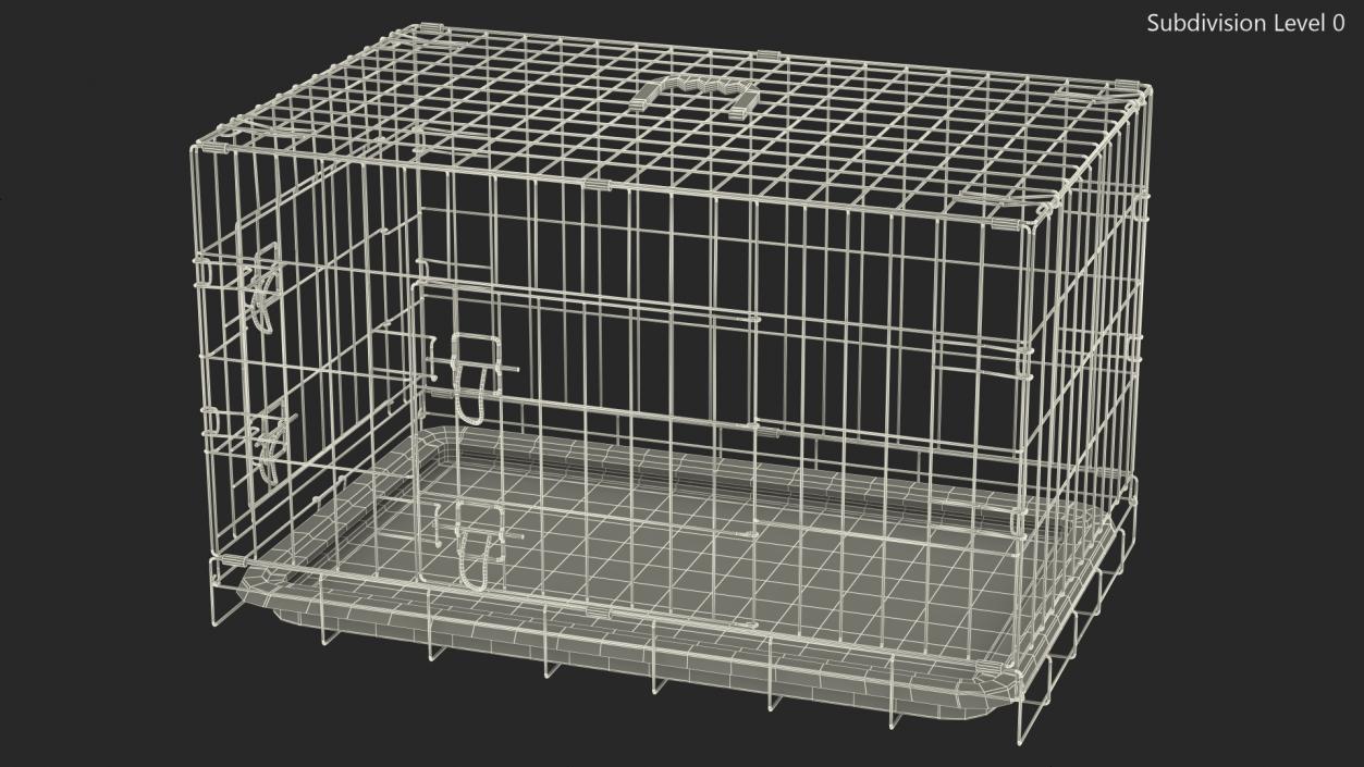 3D model Pet Kennel Cage