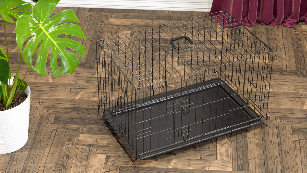 3D model Pet Kennel Cage