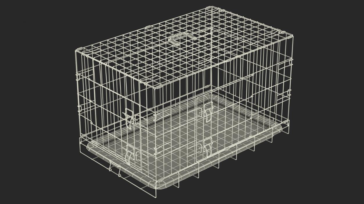 3D model Pet Kennel Cage