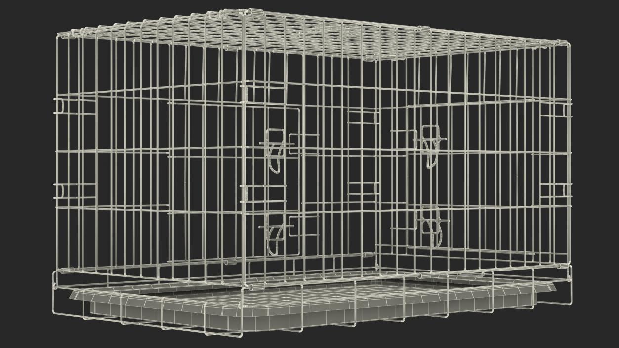 3D model Pet Kennel Cage