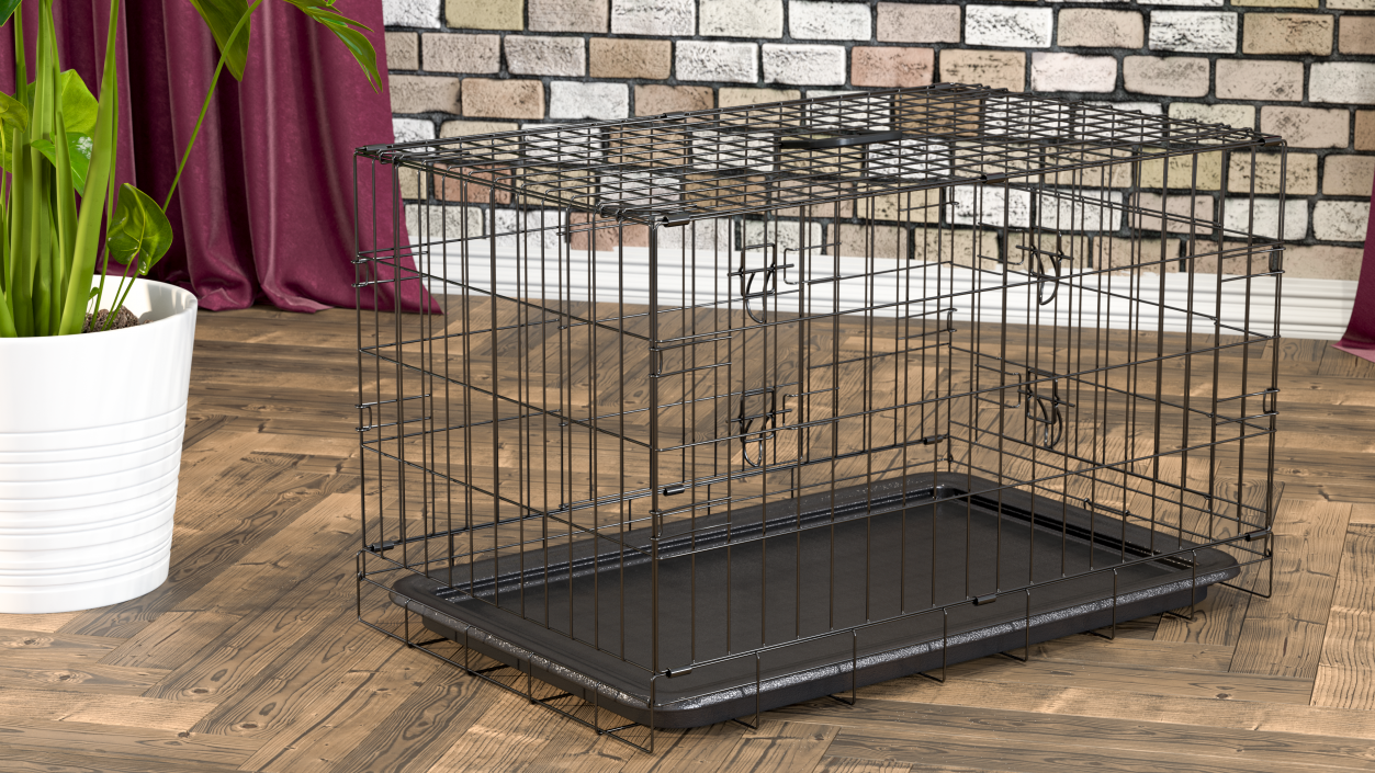 3D model Pet Kennel Cage