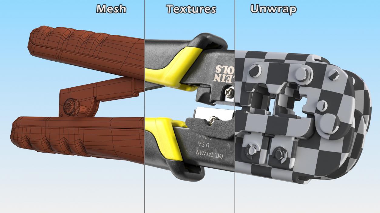 Klein Tools VDV226 011 SEN Modular Crimper 3D