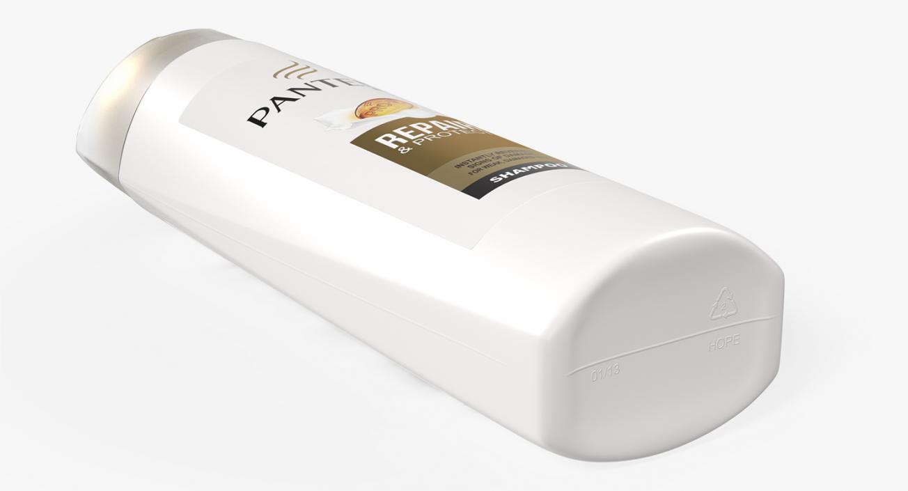 3D Pantene Pro V Shampoo Bottle model