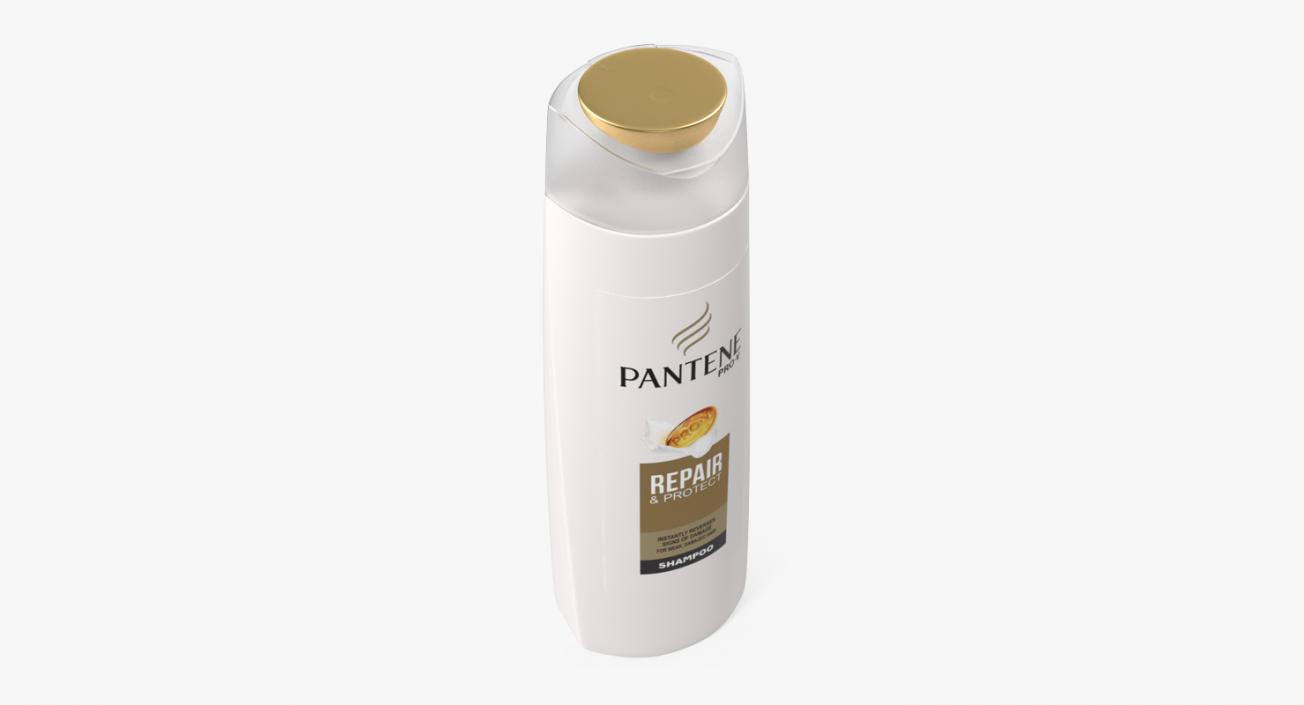 3D Pantene Pro V Shampoo Bottle model