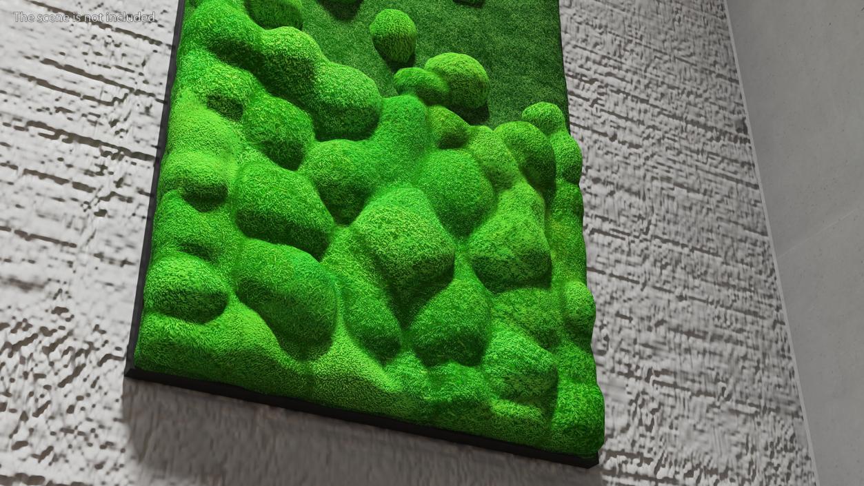 3D model Evergreen Moss Vertical Garden