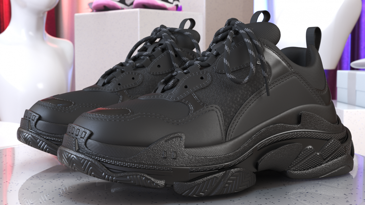 Sneakers Black(1) 3D