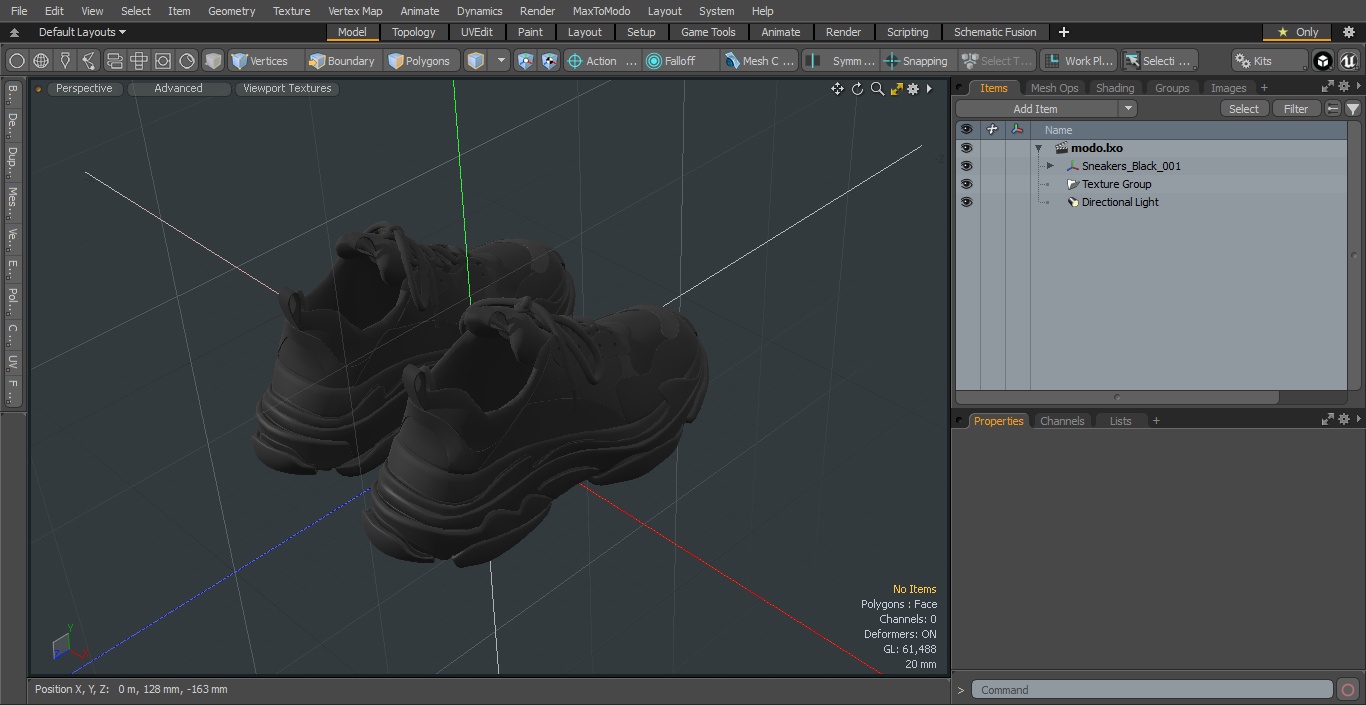 Sneakers Black(1) 3D