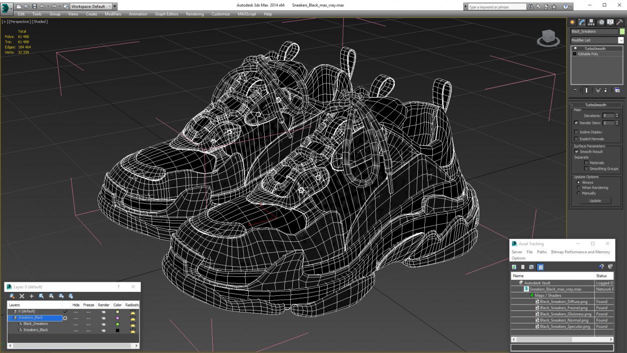 Sneakers Black(1) 3D