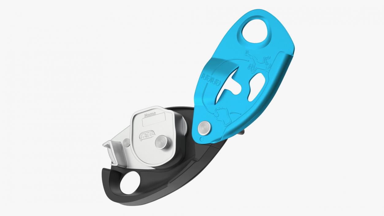 3D Climbing Technology Gri Gri Petzl Blue Open model