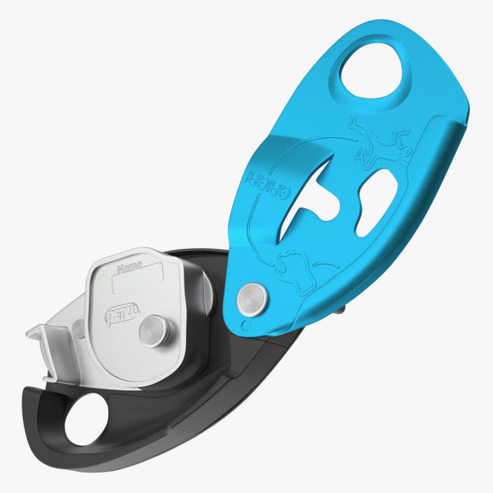 3D Climbing Technology Gri Gri Petzl Blue Open model