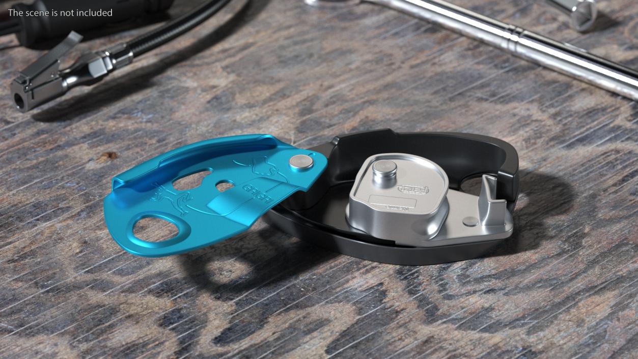 3D Climbing Technology Gri Gri Petzl Blue Open model