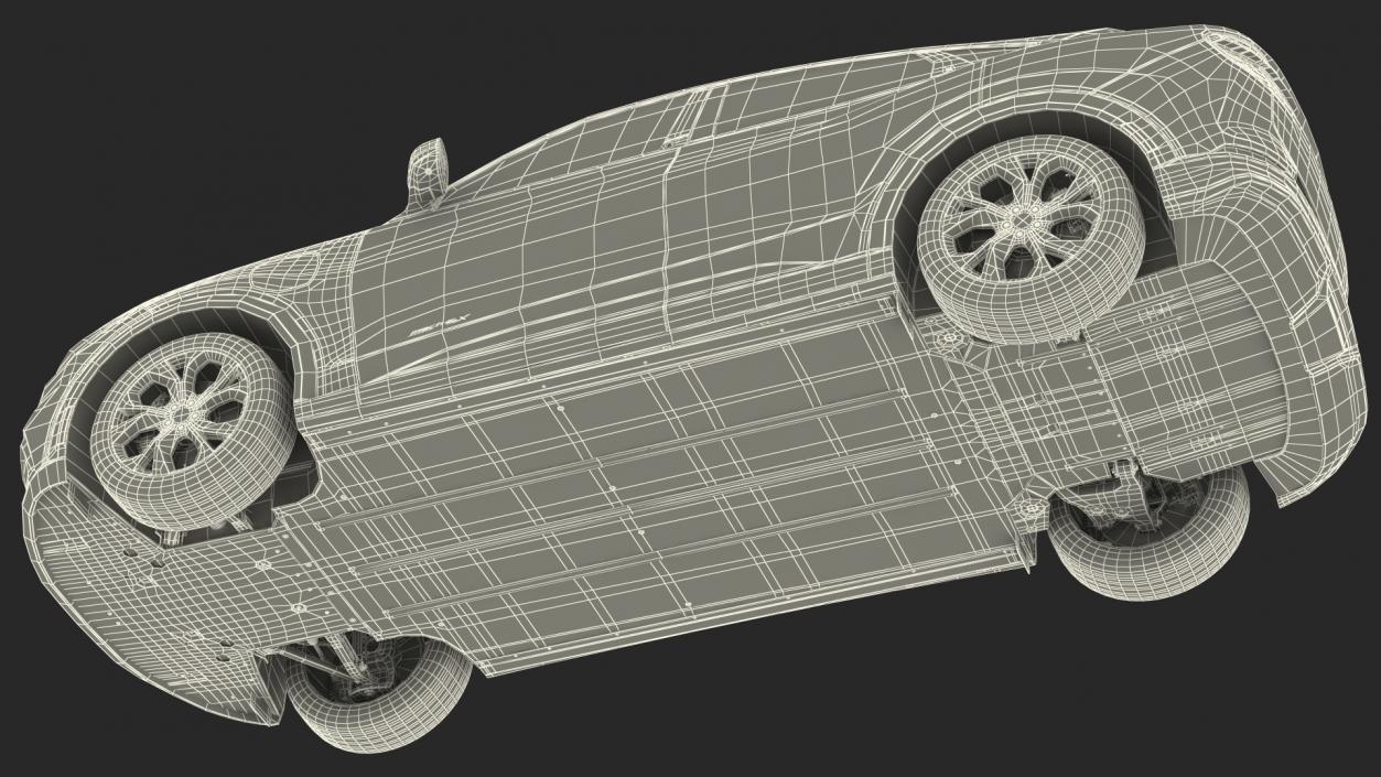 3D model Mustang Mach-E 2021 Simple Interior