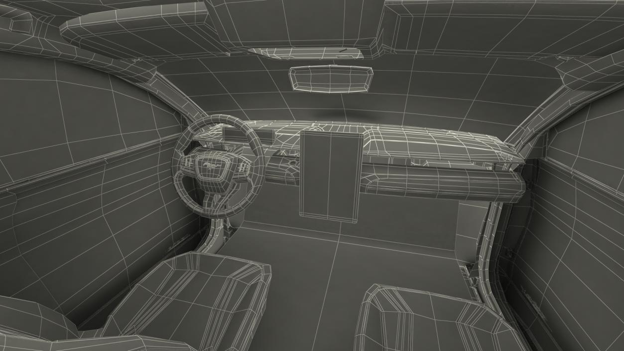 3D model Mustang Mach-E 2021 Simple Interior