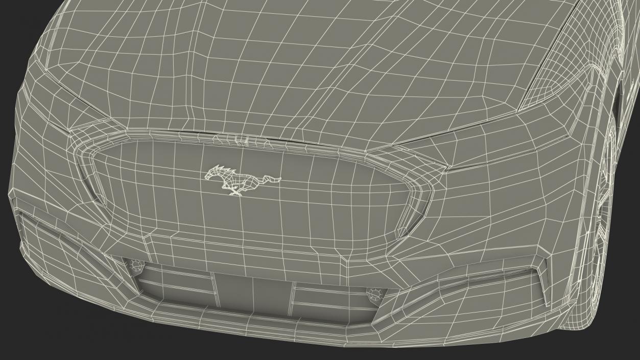 3D model Mustang Mach-E 2021 Simple Interior