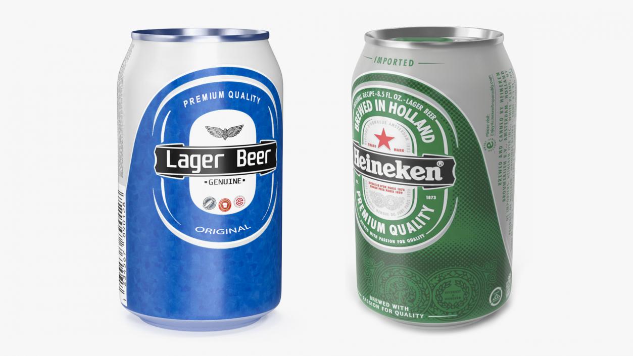 3D model Beer Cans Collection