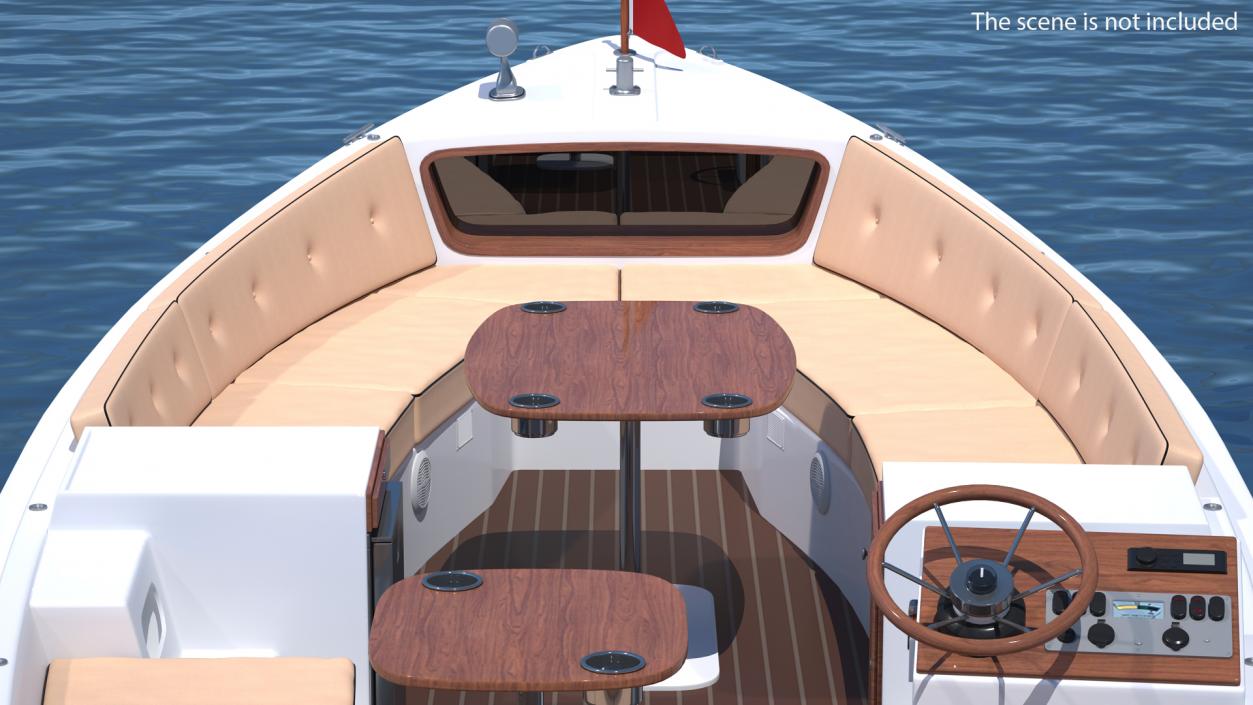 3D Pleasure Boat model