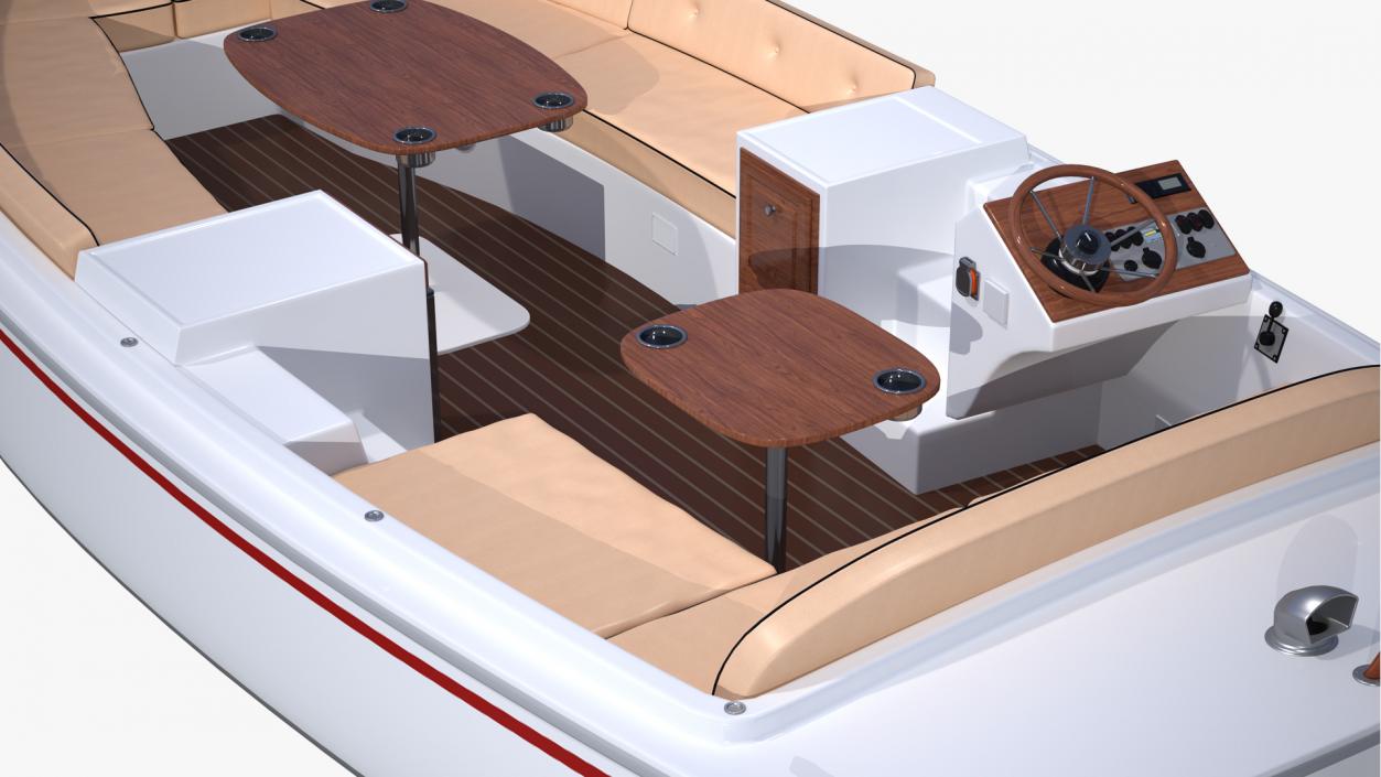 3D Pleasure Boat model