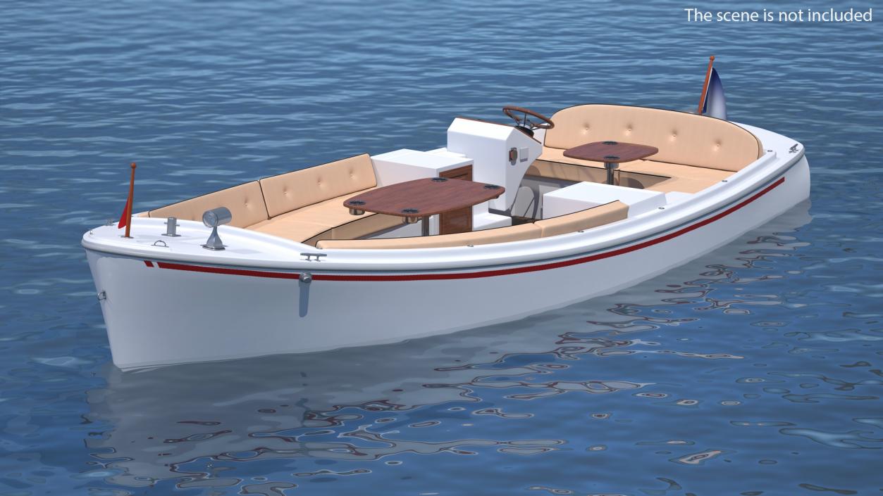 3D Pleasure Boat model