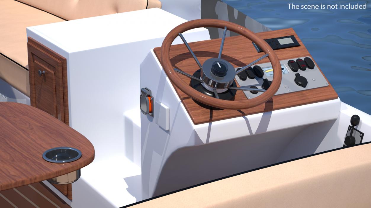 3D Pleasure Boat model