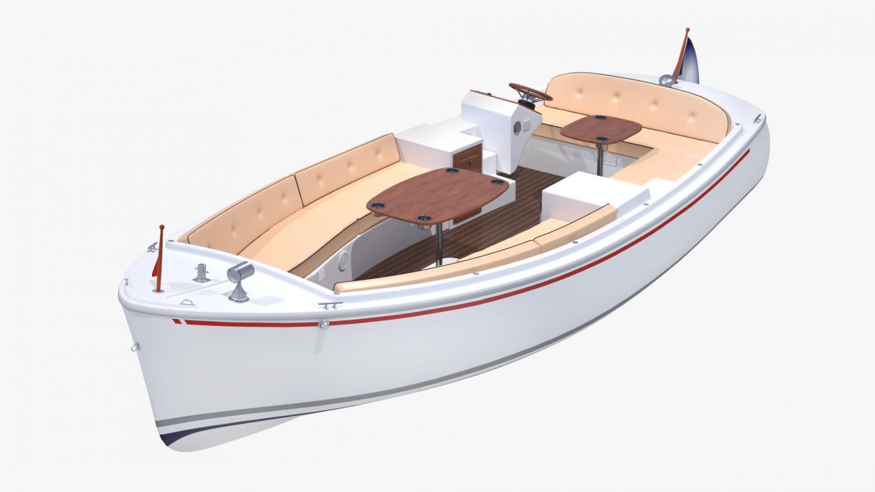 3D Pleasure Boat model