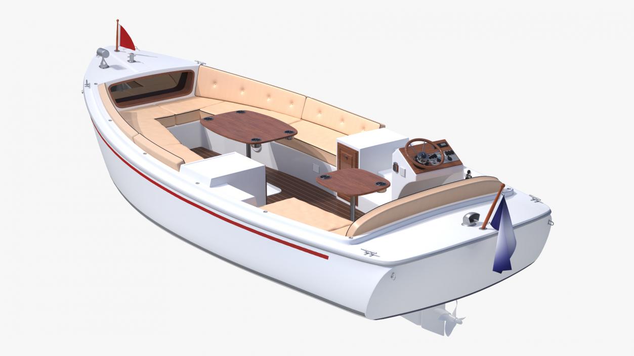 3D Pleasure Boat model