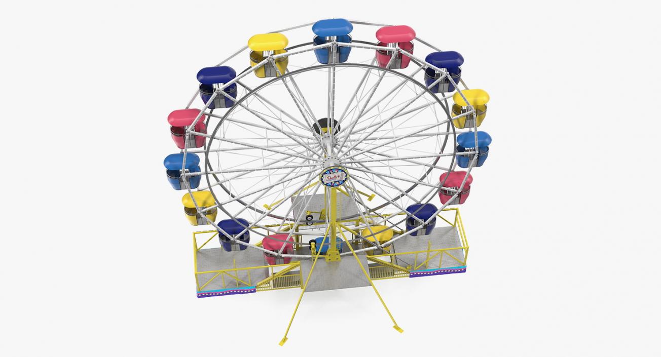 3D Amusement Park Rides Collection 3 model